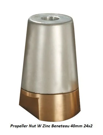 Propeller Zinc Anode Nut Kit Beneteau 40mm 24x2