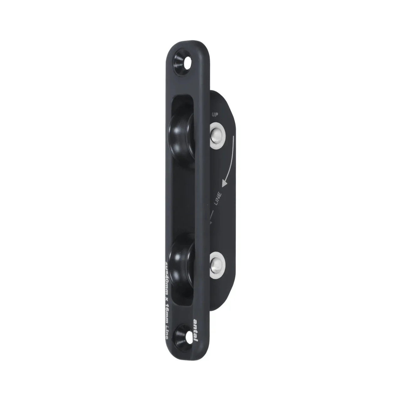 Antal 40mm Mast Block Double Sheave