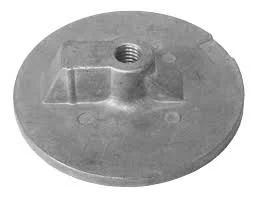 76214-5 Mercury Mercruiser Flat Trim Tab Skeg Zinc Anode