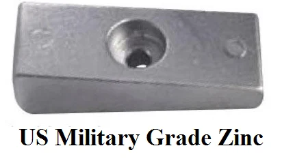 Mercury Wedge Block Zinc Anode 826134