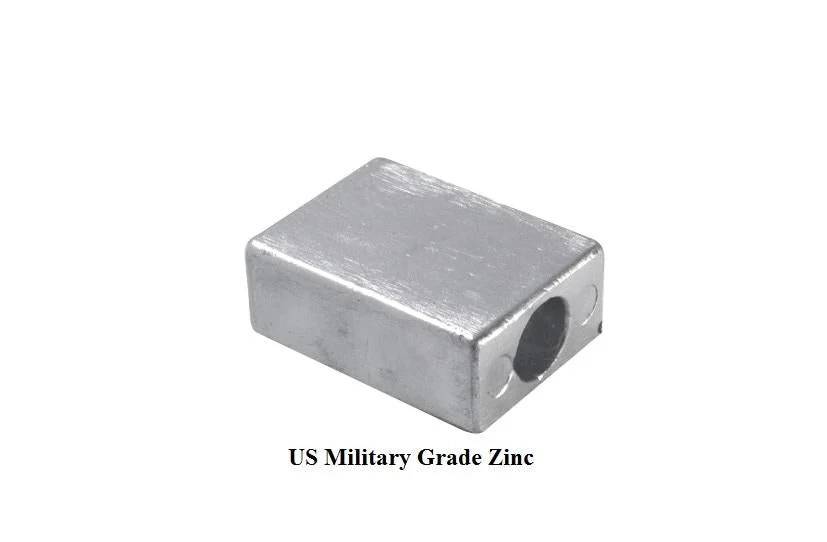 BRP 433458 Johnson / Evinrude Transom Bracket Zinc Anode (398331)
