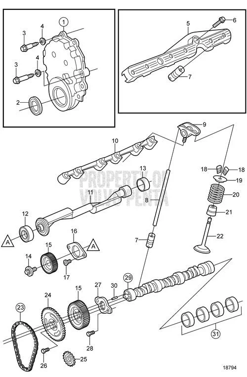 Volvo Penta - Valve Stem Seal Volvo Penta (3855814)