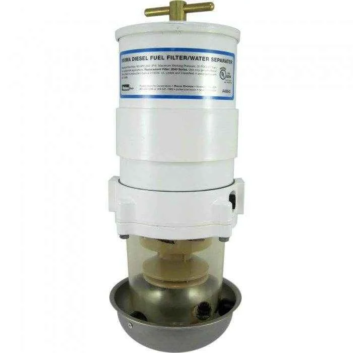 10 Micron Turbine Series Diesel Fuel Filter Assembly | Racor 900MA10