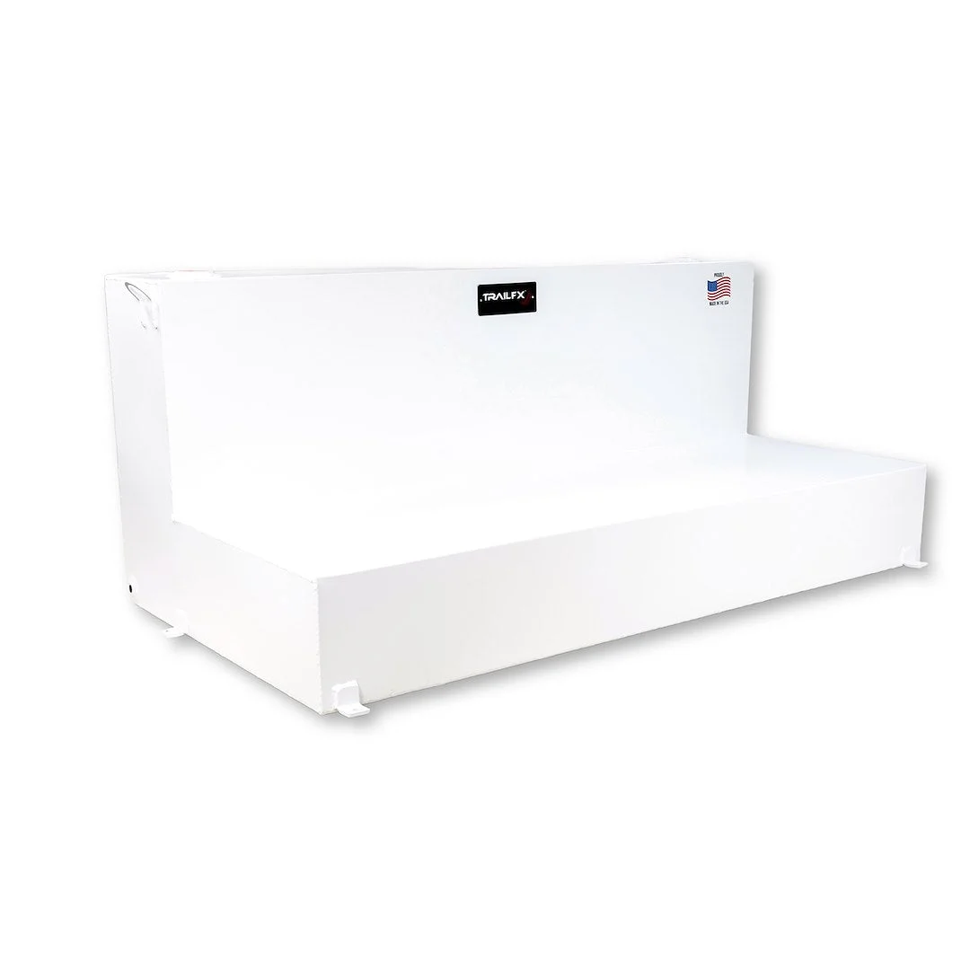100 GAL WHITE STEEL L TANK