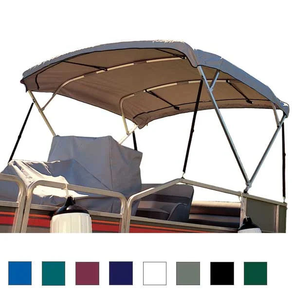 Pontoon Boat Bimini Tops, 1" Square Tube, 96" Width