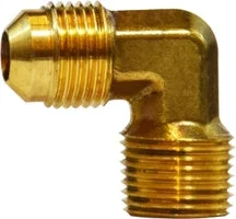 3/8 FLARE x 1/4 MIP ELBOW