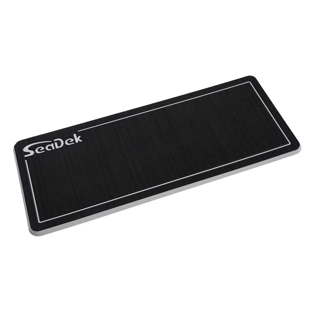 SeaDek 14" x 36" 20mm Dual Density Large Helm Pad Black/Storm Grey Brushed - 355.6mm x 914.4mm x 20mm