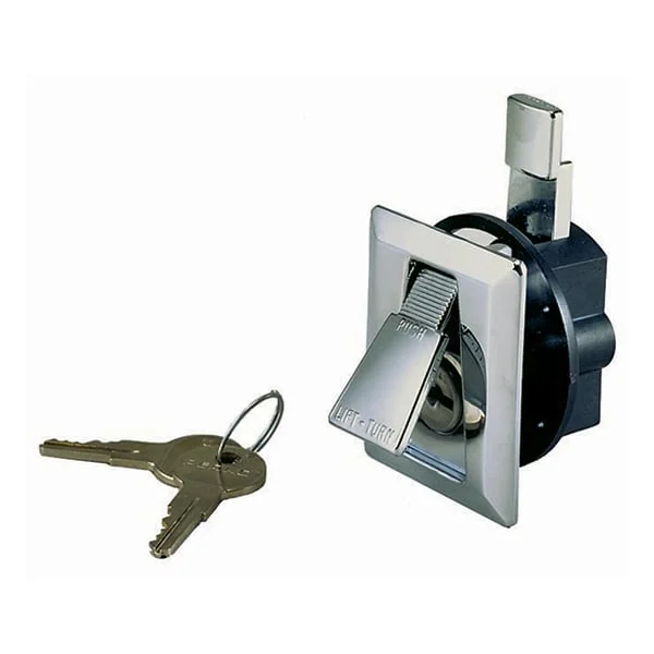 Flush Lock - Chrome