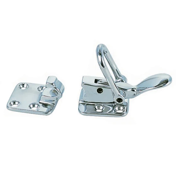 Hold Down Clamp, Flat Mount - Chromed Bronze