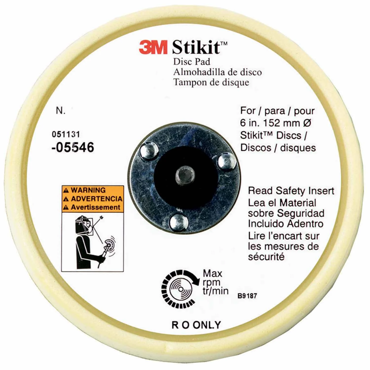 Soft Disc Pad - Low Profile, 6"
