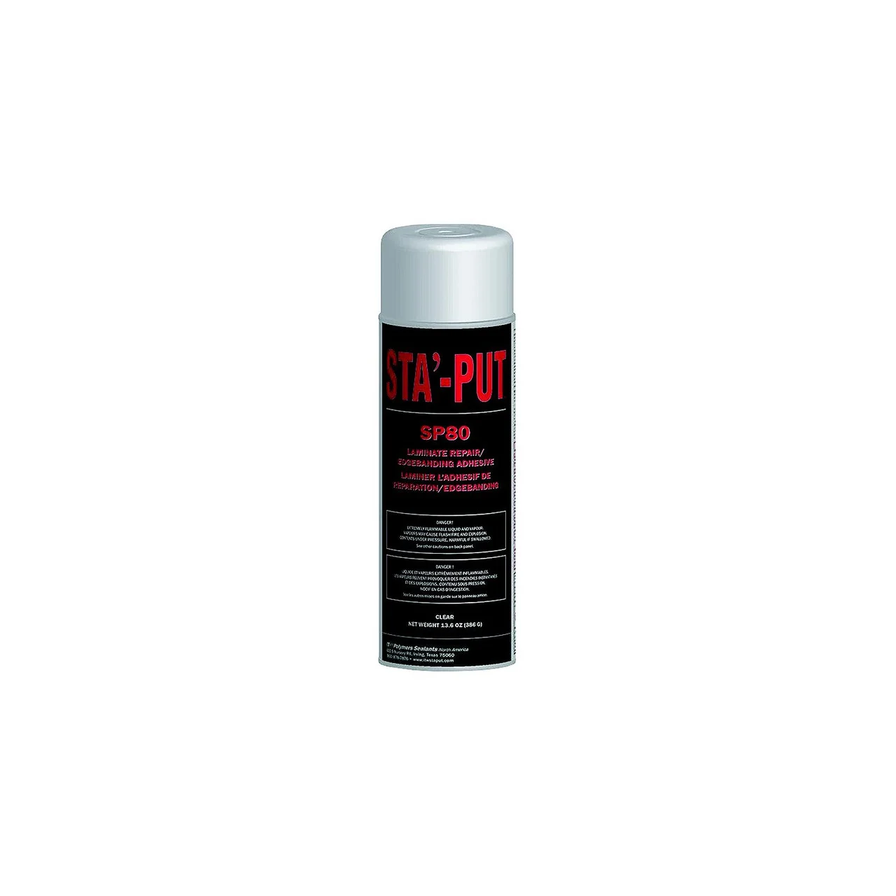 A P Products - AP Products 001SP8013C Sta'Put Spray Adhesive, Clear, 13.6 oz. - 001-SP8013C