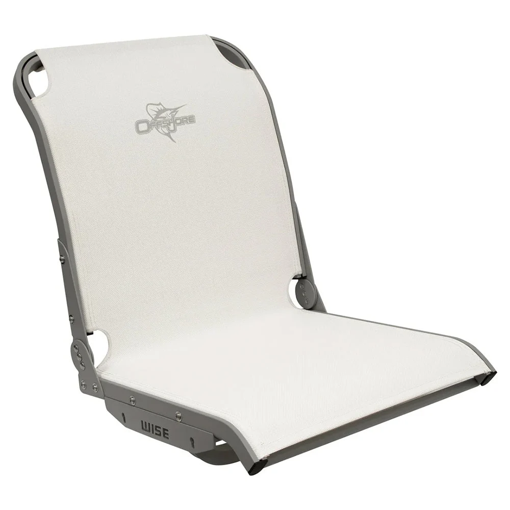 Wise 3374 Aero X&trade; Cool-Ride Mesh Mid-Back Boat Seat - White