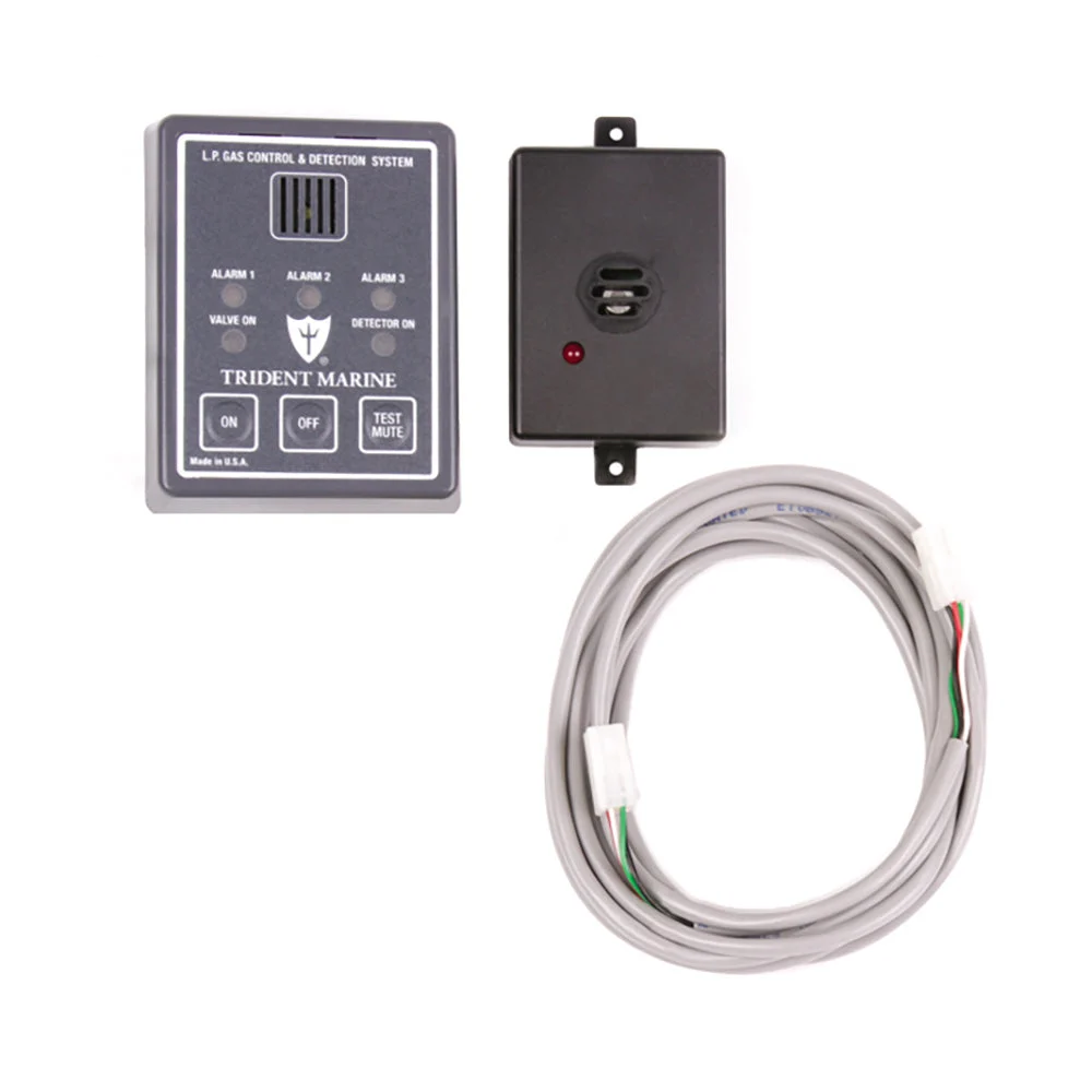 Trident Marine 12/24V Full Detection Panel w/Gas Detector & 10' Quick Cable - Solenoid Not Included