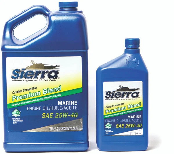 Sea Star Solutions - Ctlst Oil 25w40 Mineral 5 Quart - Sierra Marine Engine Parts (18-9400cat-4)