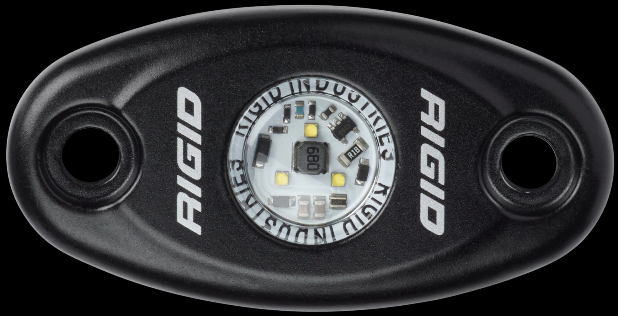 Rigid Industries A-Series High Power Black Housing Amber Light – Marine Boat Replacement Part