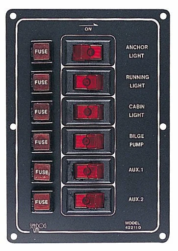 ALUMINUM SWITCH PANEL-VERTICAL