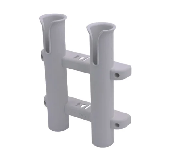 2-POLE ROD STORAGE RACK WHITE