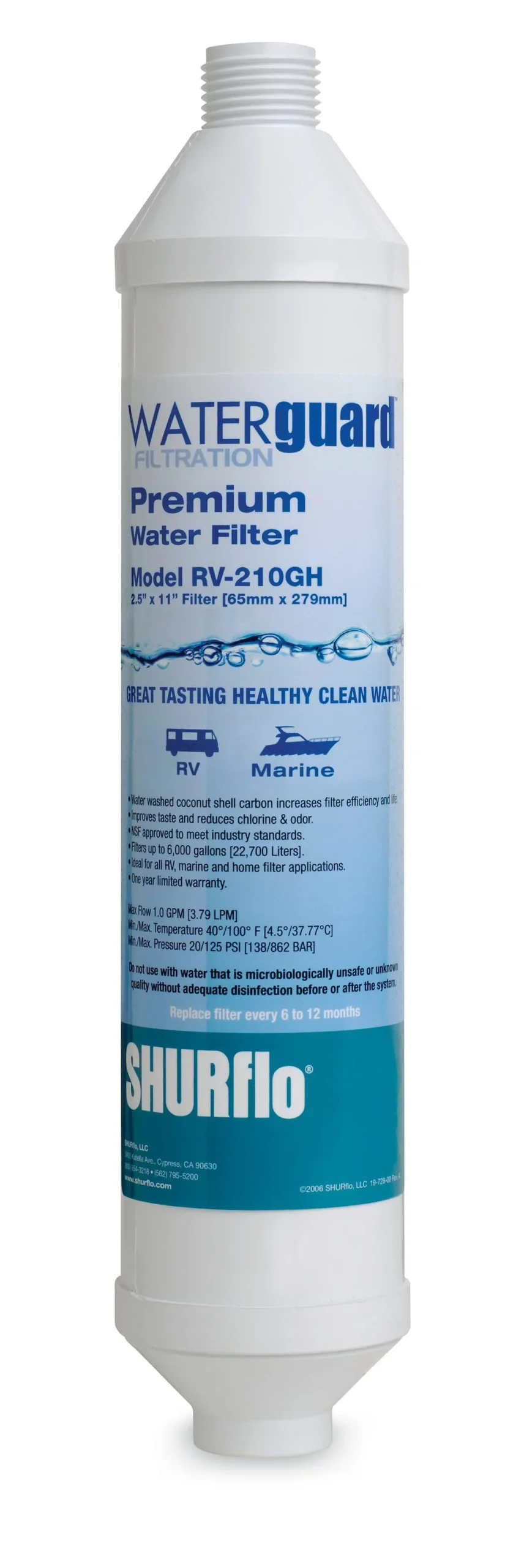 Shurflo In-Line Kdf Filte – Boat Pump & Plumbing Part