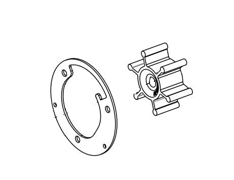 Shurflo Macerator Impeller Kit – Marine Engine Cooling Replacement Part