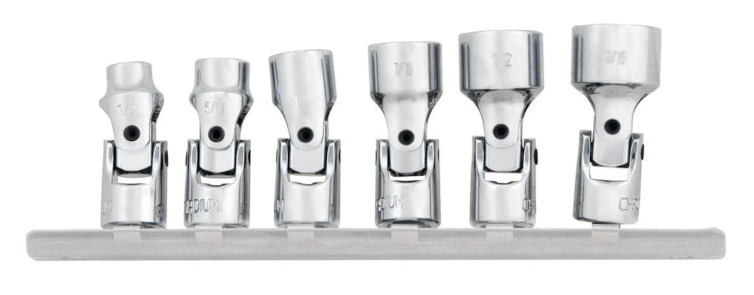 6PC 1/4' DR. SAE FLEX SKT