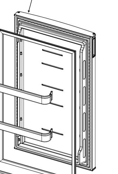 Norcold Freshfood Door And Gasket Ss – Marine Boat Replacement Part