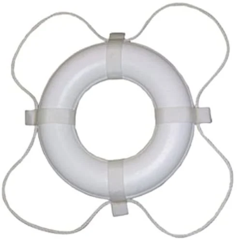 24' WHITE FOAM RING BUOY