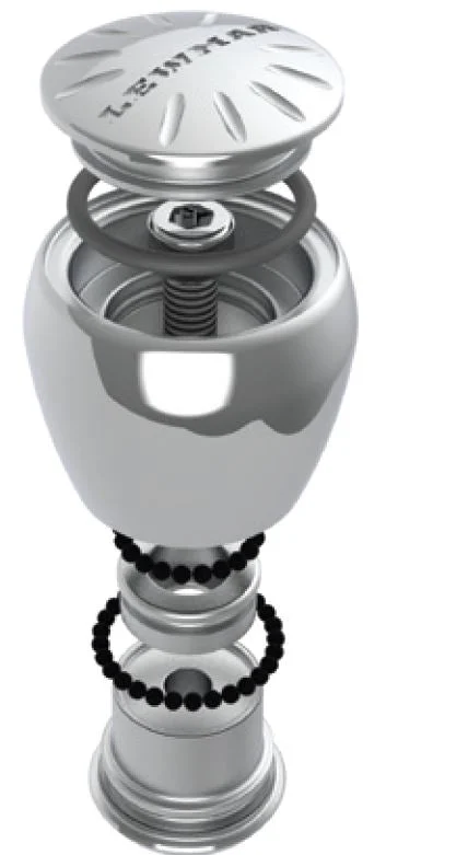 Lewmar Polished Ss Knob W/Rim Clamp – Marine Boat Replacement Part