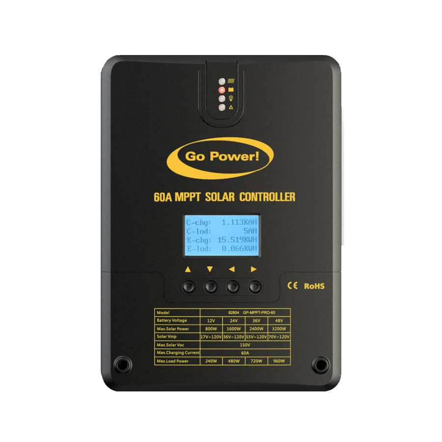 Go Power Gp-Mppt-Pro-60: 60 Amp Mppt Solar – Marine Boat Replacement Part