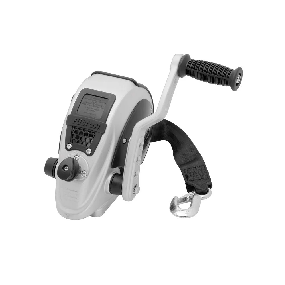 Fulton F2Winch 2000Lbs. W/Strap – Marine Boat Replacement Part