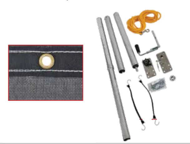 Buyers Prod Dump Tarp Kit (Round Axle) Mesh Ta – Marine Boat Replacement Part