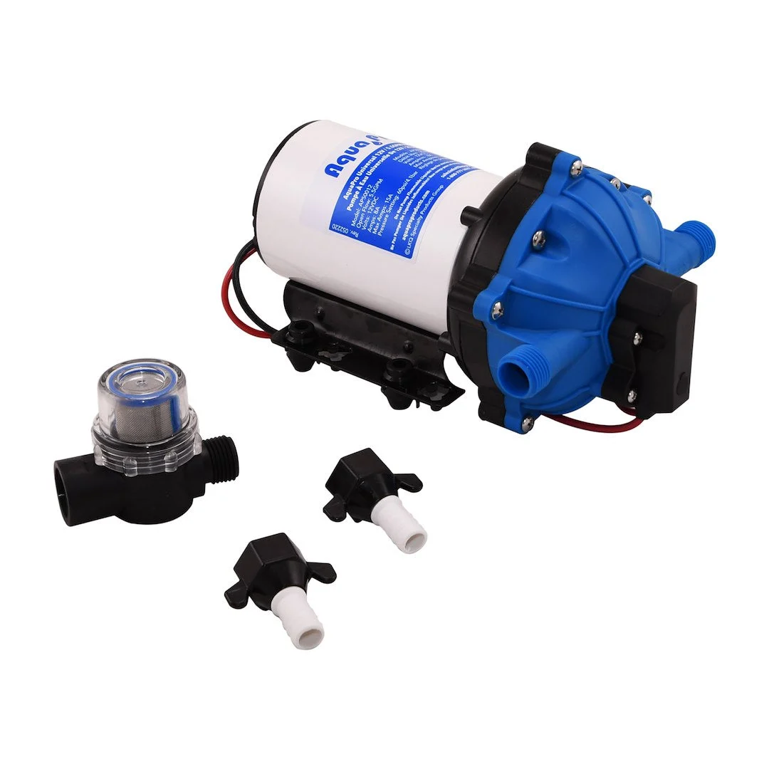 Aqua Pro 5.5 Gpm 12V Water Pump – Marine Engine Cooling Replacement Part