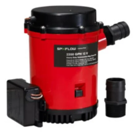 Johnson Pump Hd Bil Pmp 2200 GPH W/Ult. Swit 12V – Marine Boat Replacement Part