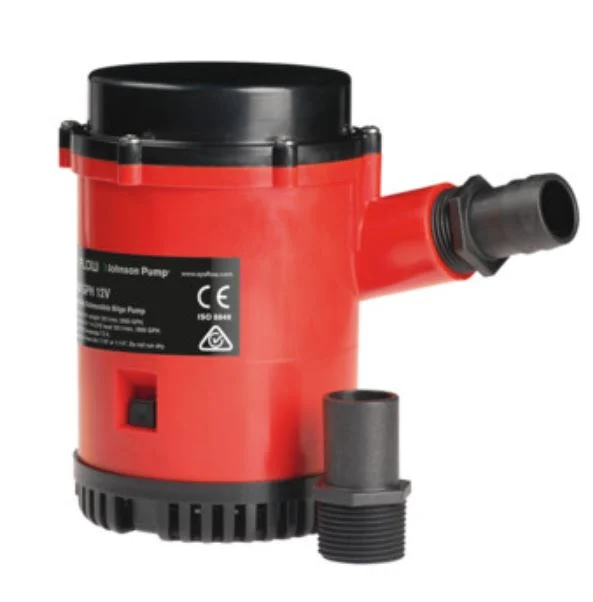 Johnson Pump Hd Bilge Pump 2200GPH 12V No Switch – Marine Boat Replacement Part