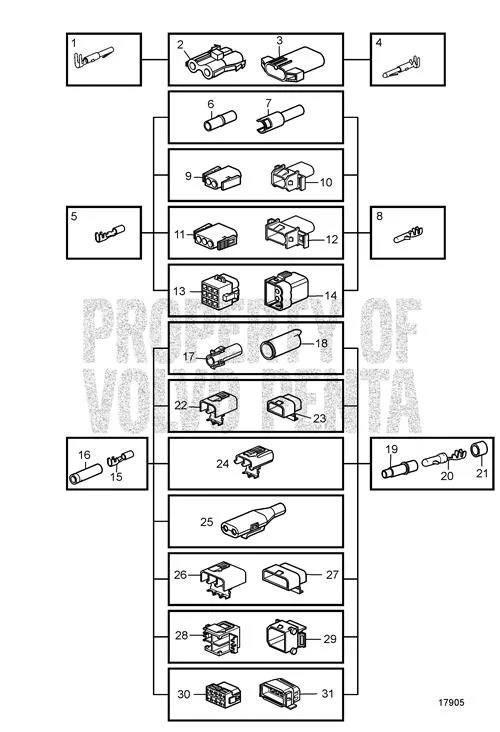Volvo Penta - Insulator - Volvo Penta (1608765)