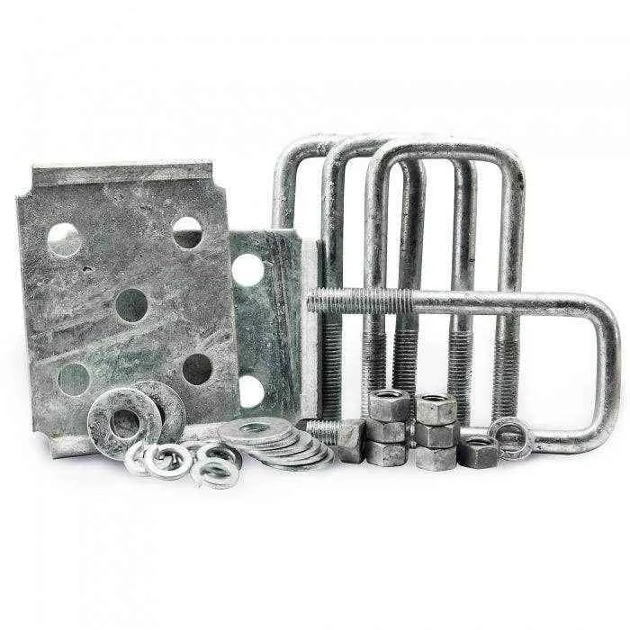 2 In. Square Axle Tie Plate Kit | Tie Down Engineering 81185