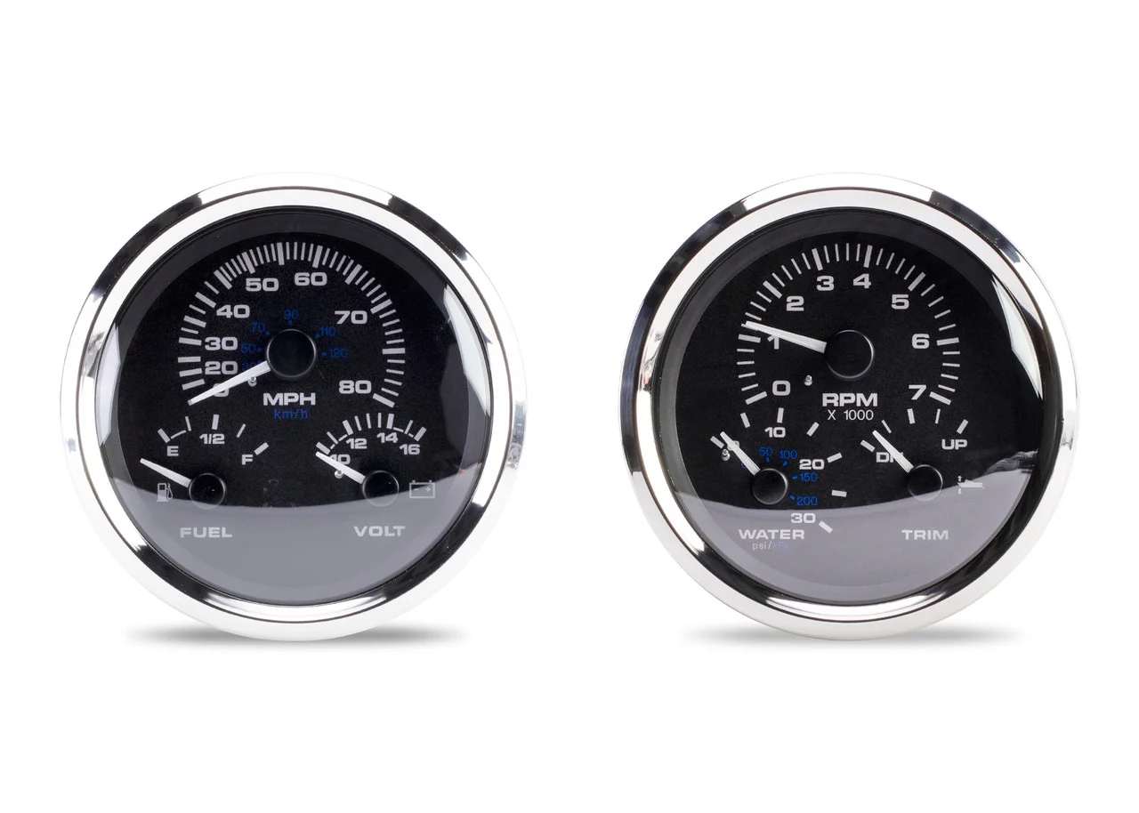 Sea Star Solutions - Stainless Steel 5" Gauge Kit (evinrude/suzuki) (20010p)