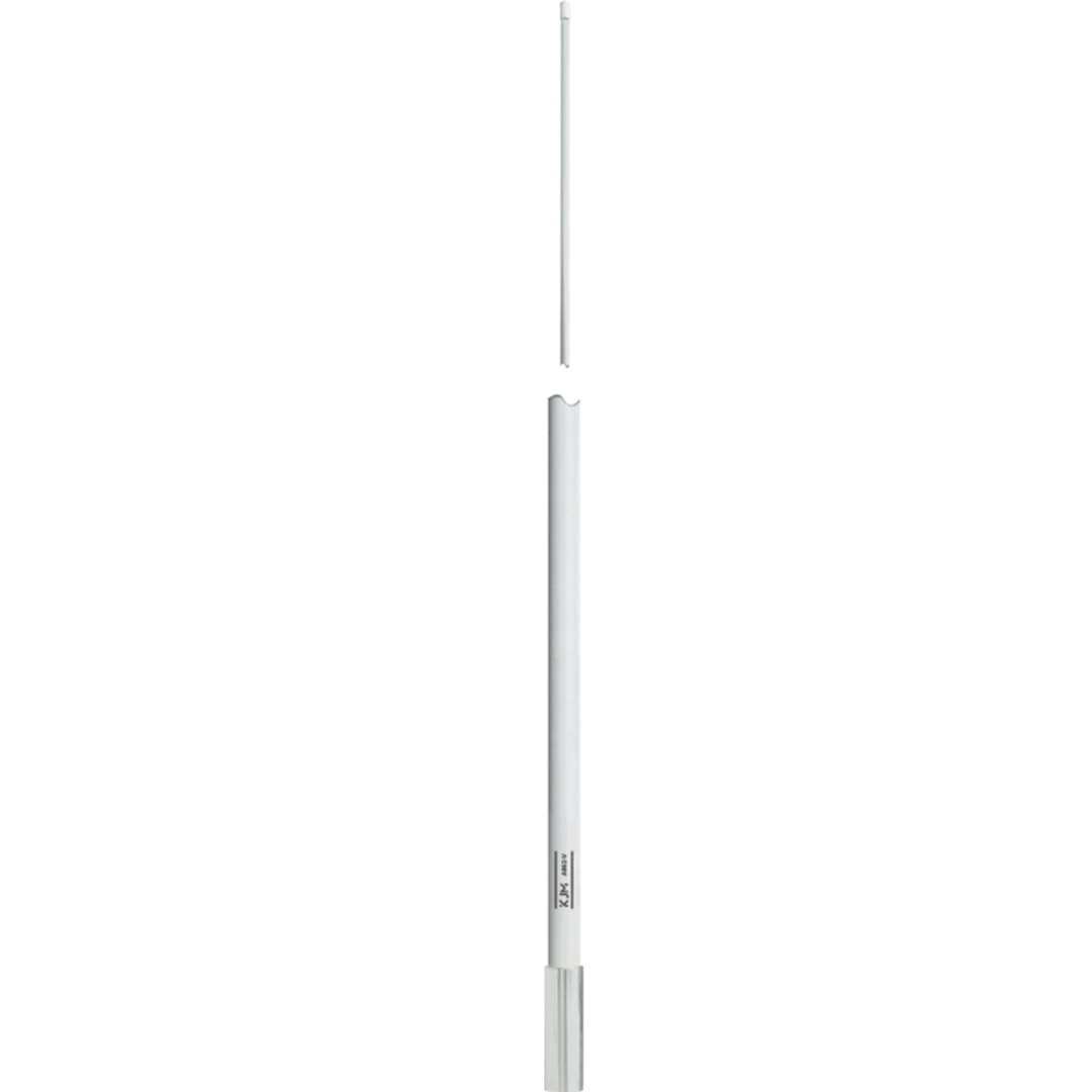 VHF Ant, 6dB, 8' White, Hardwired Cable