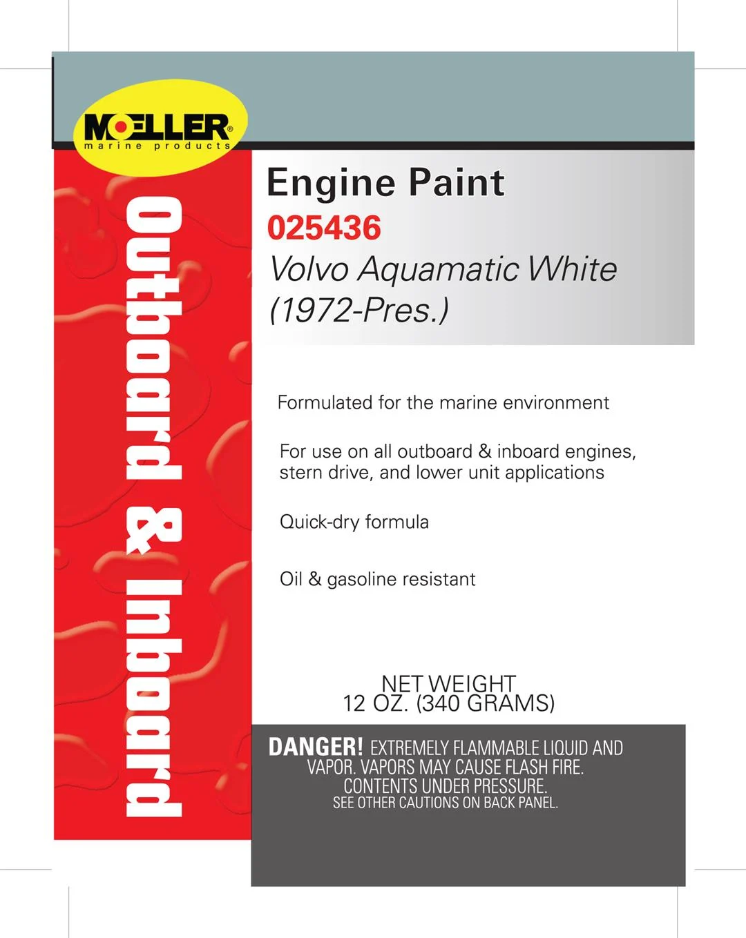 Moeller Marine Products 025436 Engine Paint