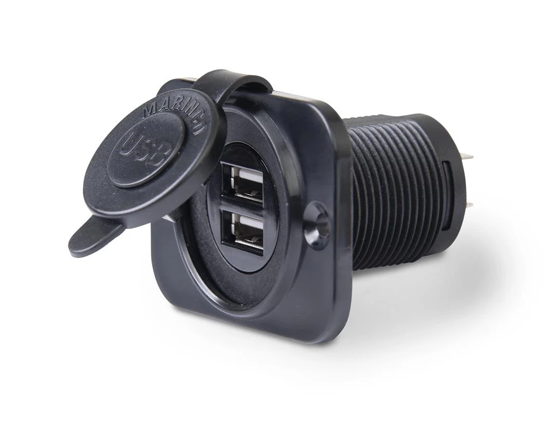 Marinco 12VDUSBNB Power Port Socket