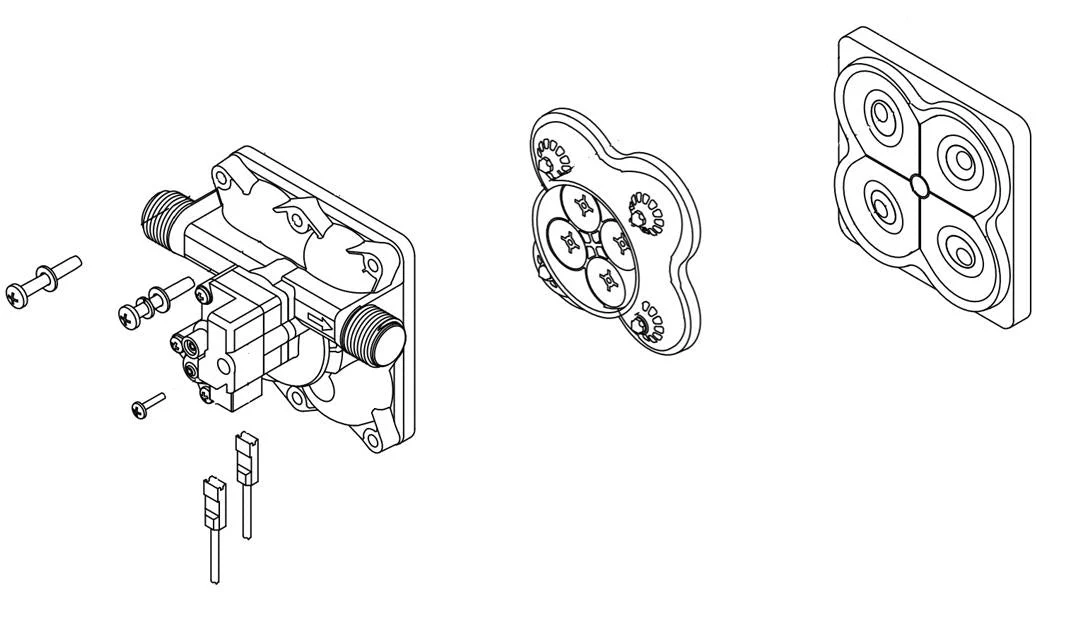 SHURflo 9480004 Fresh Water Pump Head Assembly