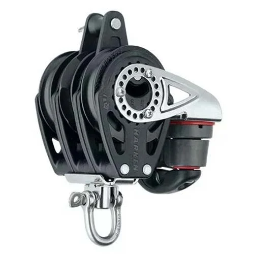 Harken 57mm Triple Carbo Ratchet Block Swivel w/Cam & Becket
