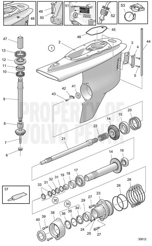 Volvo Penta - Sealing Ring(v2) - Volvo Penta (22876835)