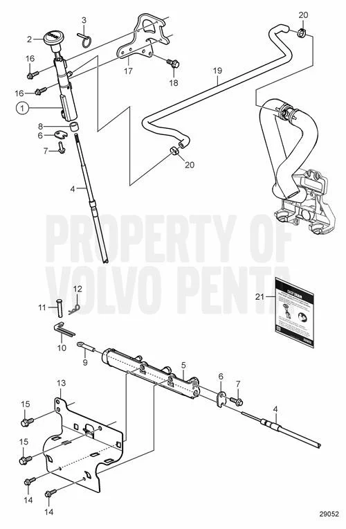 Volvo Penta - Handle(v2) - Volvo Penta (23030618)