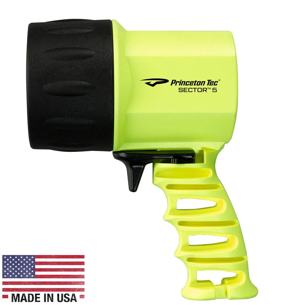 Princeton Tec Sector 5 LED Light - Neon Yellow – Marine Electrical Replacement Part
