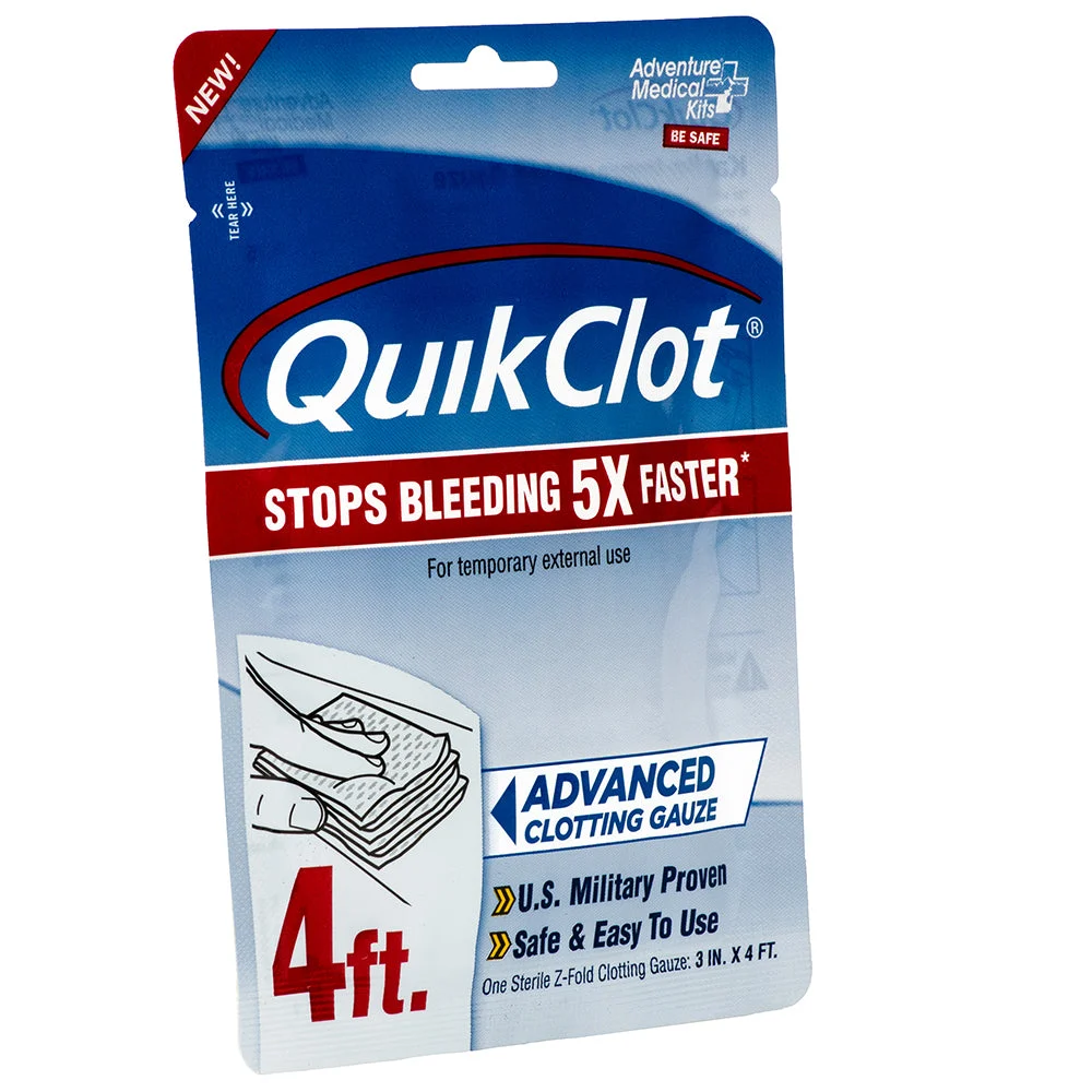 QuikClot Advanced Clotting Gauze - 3" x 4' – Marine Boat Replacement Part