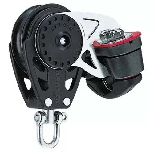 Harken 75mm Carbo Swivel Block w/Cam Cleat