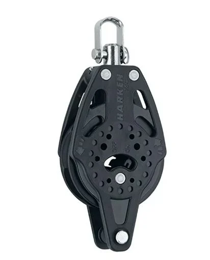 Harken Ratchet Swivel Carbo Block w/Becket - 75mm