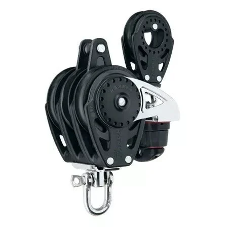 Harken 75mm Triple Carbo Ratchamatic Block Swivel w/Cam, Becket & 57mm Block