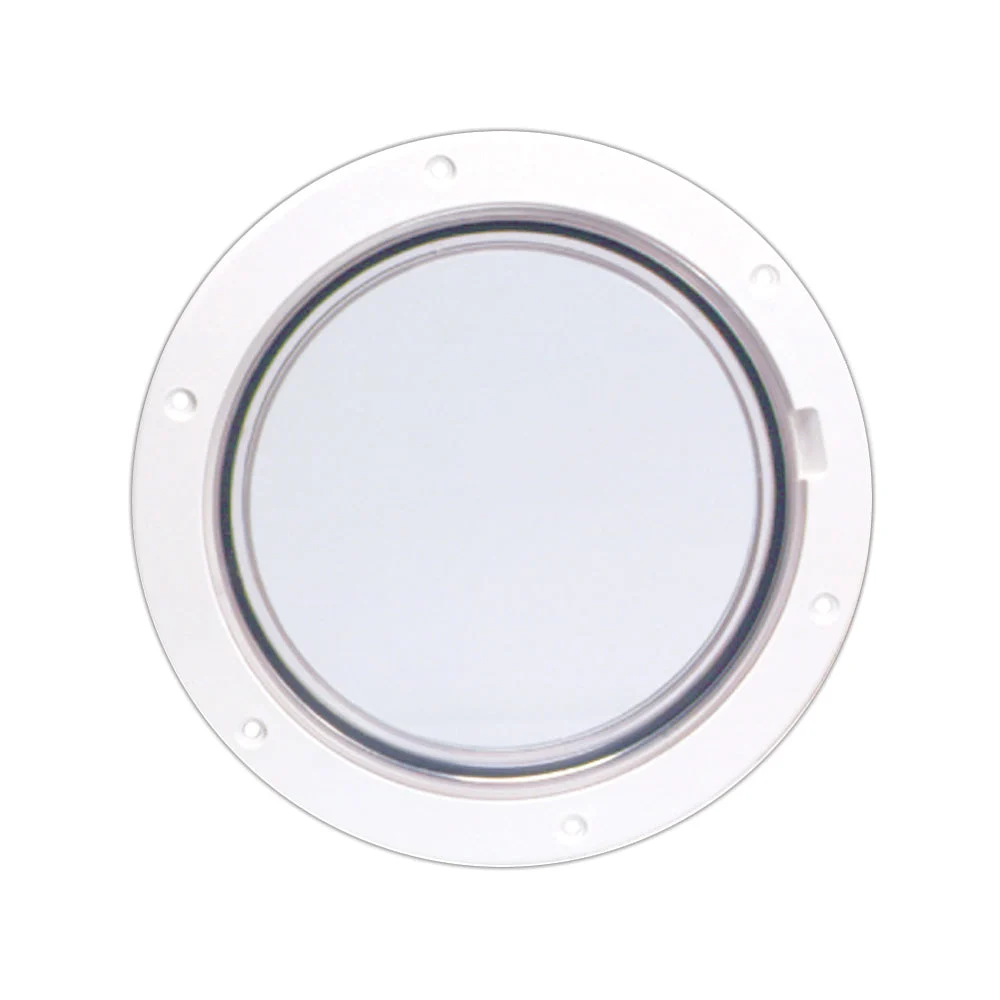 Beckson Marine Beckson 6" Clear Center Pry-Out Deck Plate - White