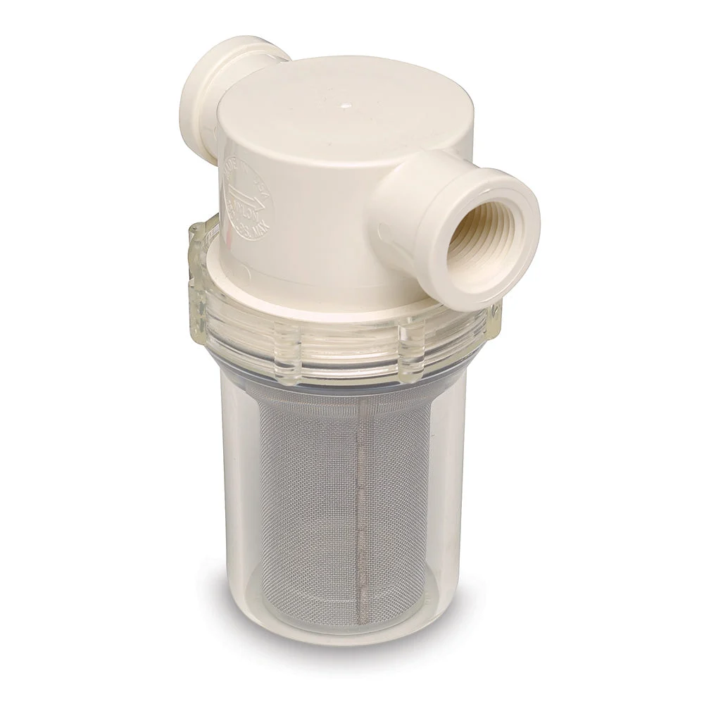 Shurflo by Pentair 3/4" Raw Water Strainer - 50 Mesh Screen – Marine Engine Cooling Replacement Part